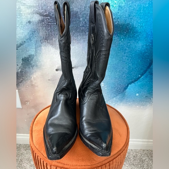 Las Trankas | Men’s  Leather Cowboy Boots - Picture 7 of 15